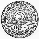 Das Siegel von 1928 der Freimaurerloge "Aufwärts zum Licht" in Frankfurt am Main.